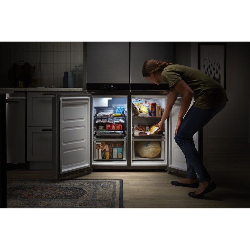 Whirlpool 36 in. 19.4 cu. ft. Counter Depth 4-Door French Door Refrigerator - Stainless Steel, , hires