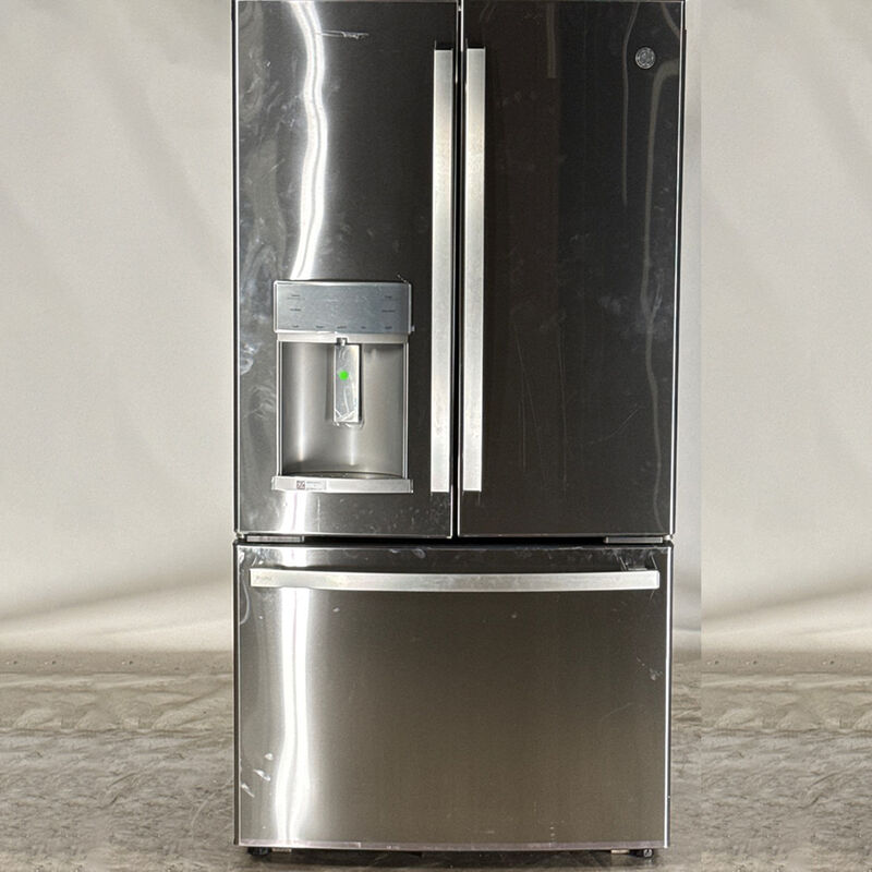 GE Profile 36 in. 27.7 cu. ft. French Door Refrigerator with Ice & Water Dispenser - Fingerprint Resistant Stainless (Open Box Good Condition), , hires