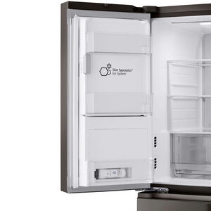 LG 36 in. 28.6 cu. ft. Smart 4-Door French Door Refrigerator with External Ice & Water Dispenser - PrintProof Black Stainless Steel, PrintProof Black Stainless Steel, hires