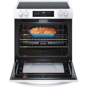 Frigidaire 30 in. 5.3 cu. ft. Electric Range with Smoothtop Burners - White, White, hires