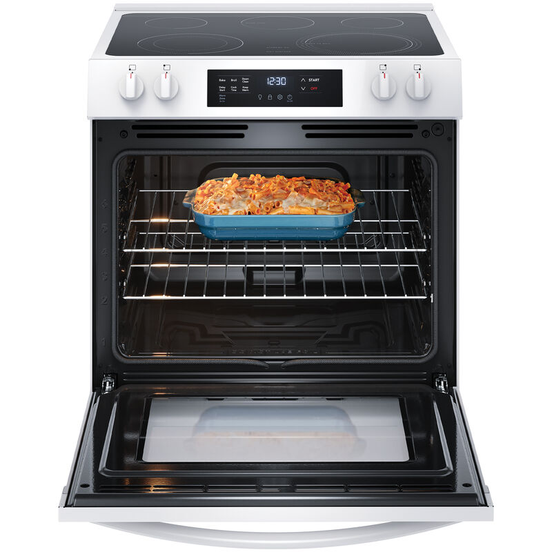 Frigidaire 30 in. 5.3 cu. ft. Electric Range with Smoothtop Burners - White, White, hires