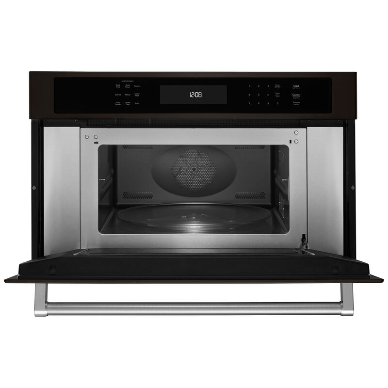 KitchenAid 30 in. 1.4 cu.ft Built-In Microwave with 10 Power Levels & Sensor Cooking Controls - Black Stainless Steel with PrintShield Finish, Black Stainless Steel with PrintShield Finish, hires