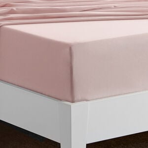 BEDGEAR Basic Queen Size Sheet Set (Ideal for Adj. Bases) - Blush, , hires