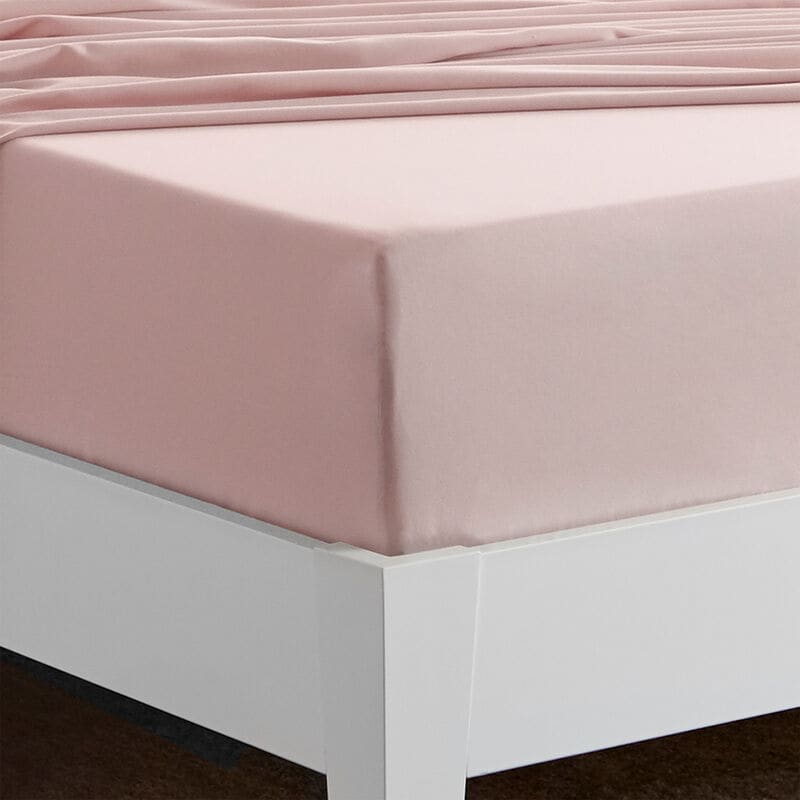 BEDGEAR Basic Queen Size Sheet Set (Ideal for Adj. Bases) - Blush, , hires