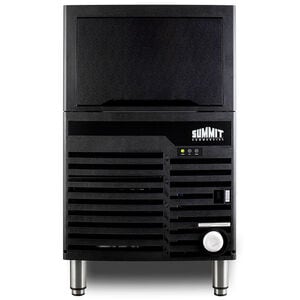Summit 21 in. Built-In Undercounter Commercial-Use Ice Maker with 27 lb. Ice Storage, Auto-Defrost & Digital Control - Black, , hires