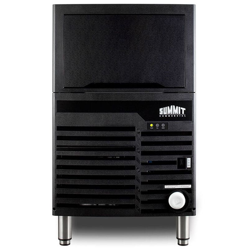Summit 21 in. Built-In Undercounter Commercial-Use Ice Maker with 27 lb. Ice Storage, Auto-Defrost & Digital Control - Black, , hires