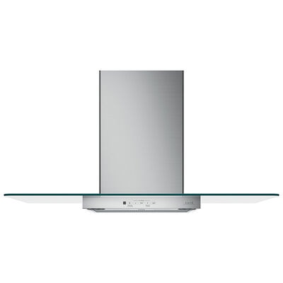 Cafe 36 in. Chimney Style Range Hood with 4 Speed Settings, 350 CFM, Convertible Venting & 2 Halogen Lights - Stainless Steel | CVW73612MSS