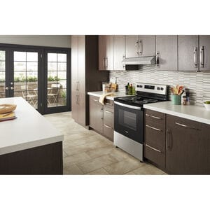 Whirlpool 30 in. 4.8 cu. ft. Electric Range with Coil Burners - Stainless Steel, Stainless Steel, hires