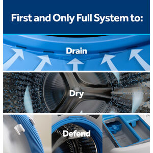 GE 28 in. 4.6 cu. ft. Smart Stackable Front Load Washer with Sanitize with Oxi - Carbon Graphite, , hires