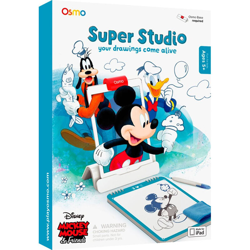 Osmo - Super Studio Disney Mickey Mouse & Friends Game - Drawing Activities - Ages 5-11 (Osmo Base Required), , hires