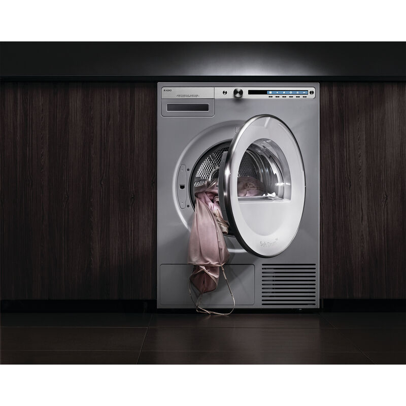 Asko Logic Series 23 in. 5.1 cu. ft. Stackable Electric Dryer with Sensor Dry - White, White, hires