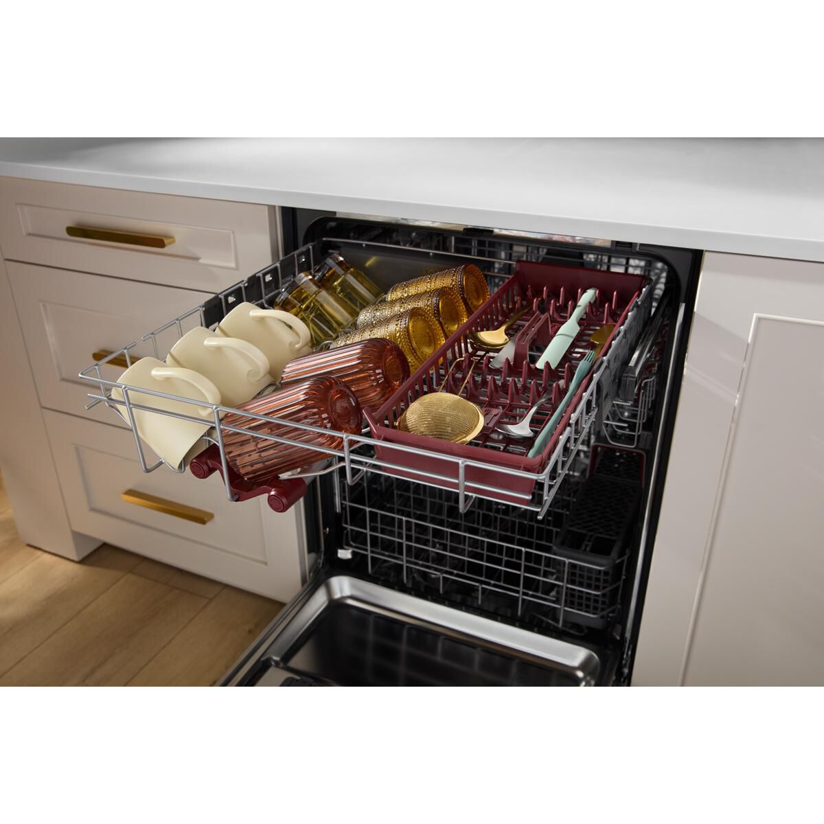 KitchenAid 24 in. Top Control Dishwasher with 44 dBA Sound Level
