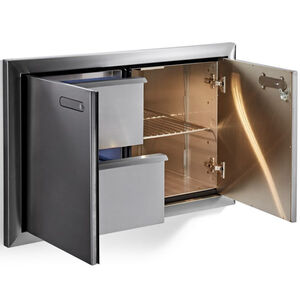 Lynx Ventana 36 in. Sealed Pantry - Stainless Steel, , hires