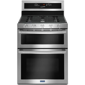 Maytag 30" Free Standing Gas Range - Smudge-Proof Stainless Steel, , hires