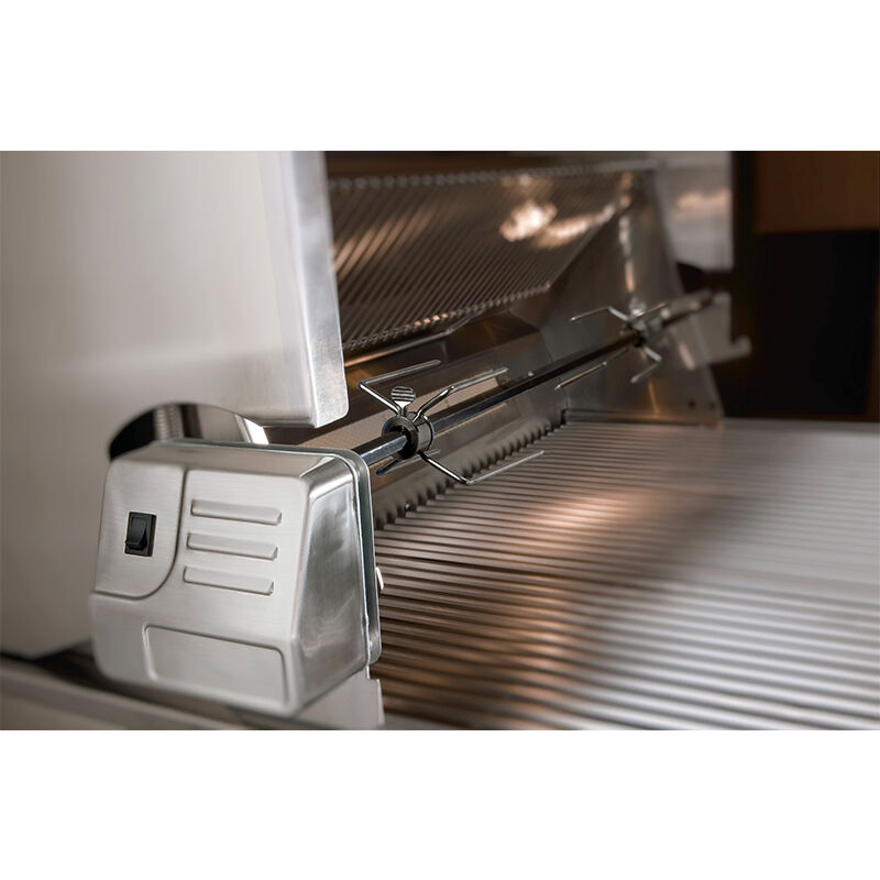 Wolf 42 in. 4-Burner Built-In Liquid Propane Gas Grill with Rotisserie, Sear Burner & Smoker Box - Stainless Steel, , hires