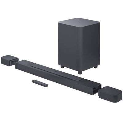 JBL - BAR 700 5.1ch Dolby Atmos Soundbar with Wireless Subwoofer and Detachable Rear Speakers - Black | JBLBAR700