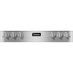 Miele Professional Series 36 in. 6-Burner Natural Gas Rangetop with Simmer Burner & Power Burner - Clean Steel, , hires