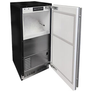 Marvel 15 in. Built-In Undercounter Ice Maker with 27 lb. Ice Storage & Digital Control - Stainless Steel, , hires