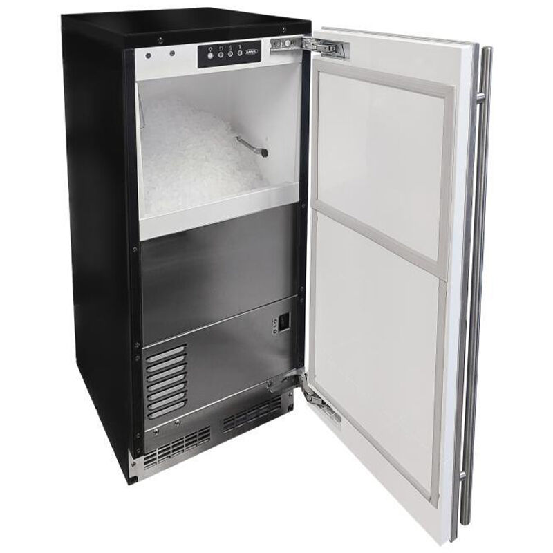 Marvel 15 in. Built-In Undercounter Ice Maker with 27 lb. Ice Storage & Digital Control - Stainless Steel, , hires