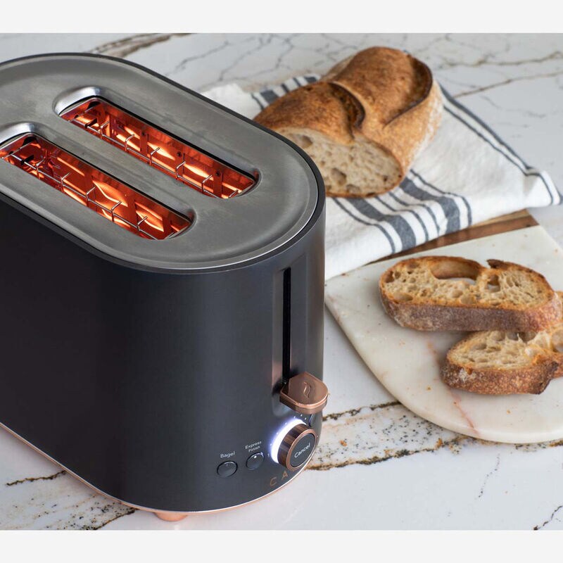 Cafe Express Finish 2-Slice Toaster - Matte Black, , hires