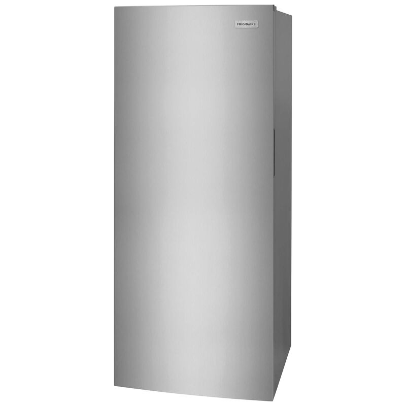Frigidaire 28 in. 16.0 cu. ft. Garage-Ready Single Drawer Upright Freezer with Adjustable Shelves - Fingerprint Resistant Stainless Steel, Fingerprint Resistant Stainless, hires