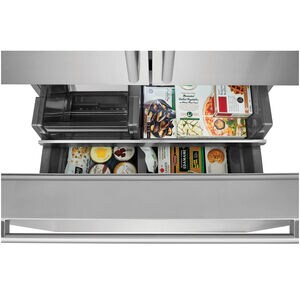Electrolux 36 in. 22.6 cu. ft. Counter Depth French Door Refrigerator with Ice & Water Dispenser - Stainless Steel, , hires