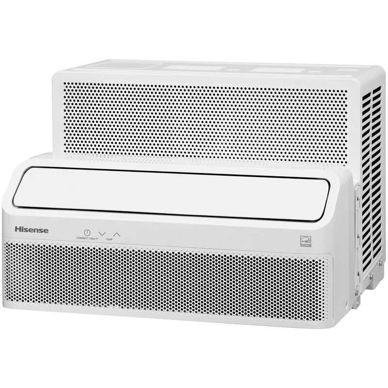 Hisense UltraSlim 12,000 BTU 115V Smart Energy Star Window Air Conditioner with Inverter, 3 Fan Speeds, Sleep Mode & Remote Control - White, , hires