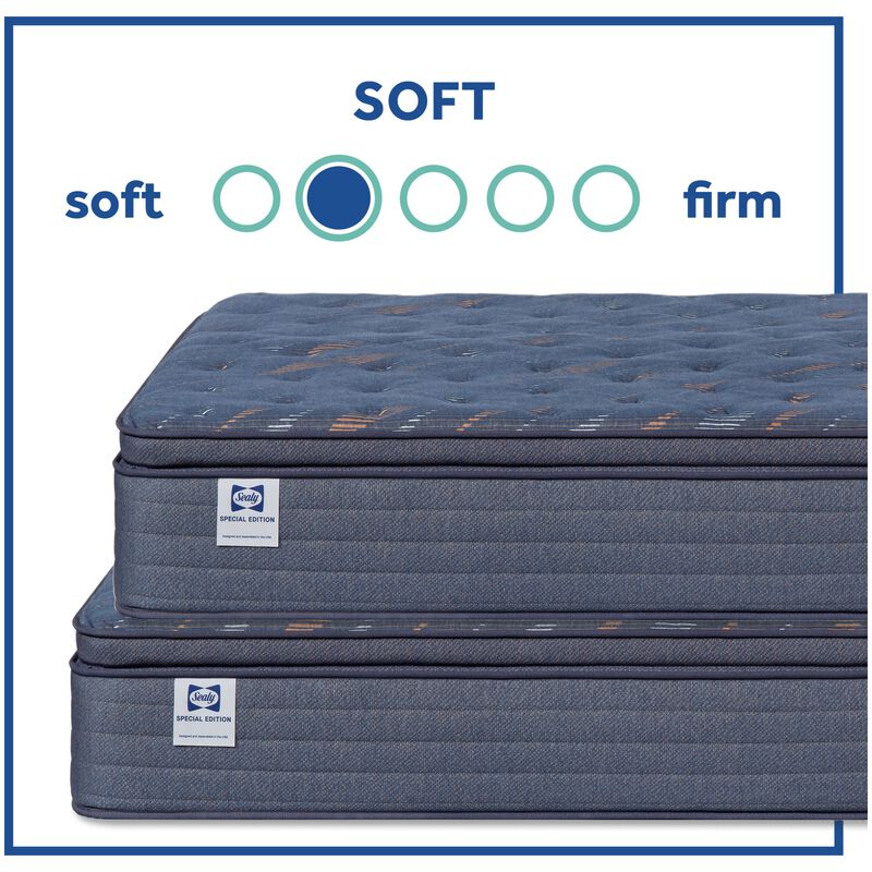 Sealy Warner Special Edition Plush Euro Top Innerspring Queen Size Mattress, , hires