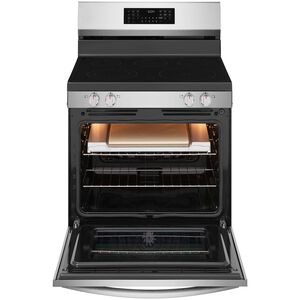 Frigidaire 30 in. 5.3 cu. ft. Air-Fry True European Convection Steam Oven Electric Range with 5 Induction Burner - Stainless Steel, , hires
