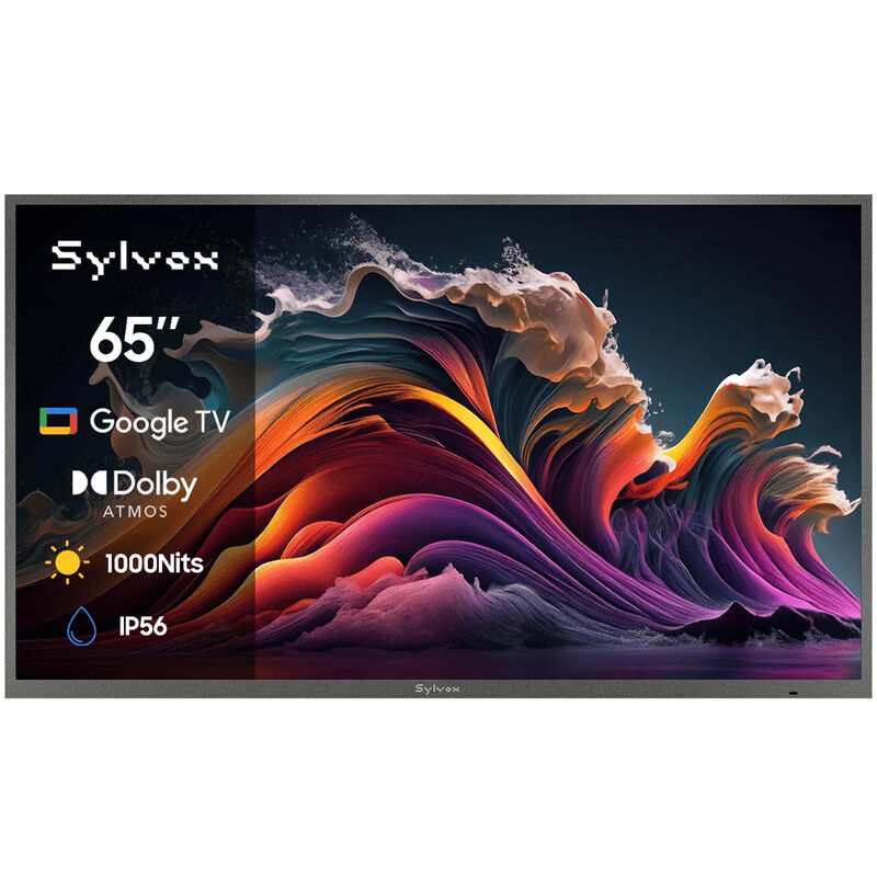 Sylvox - Deck ProQ 3.0 Series 65" Class Partial Sun 4K UHD QLED Smart Google Outdoor TV, , hires