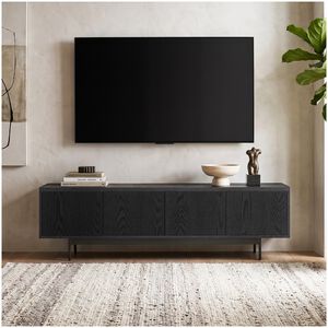 Preston & Cole Everett 70" Wide TV Stand for TVs up to 75" - Black Grain, , hires