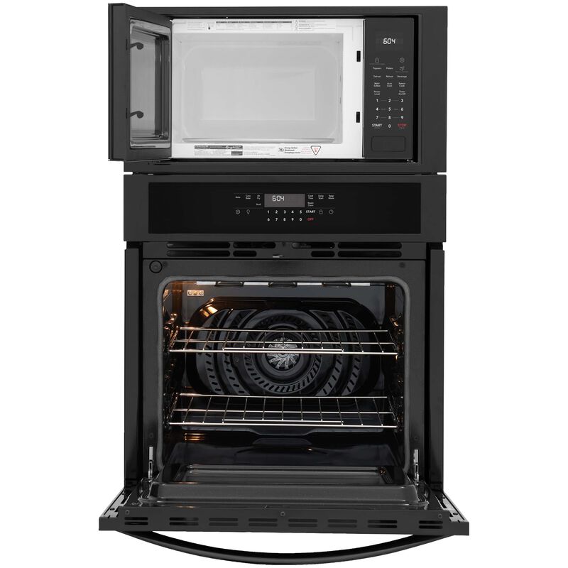 Frigidaire 27 in. 5.4 cu. ft. Electric Microwave/Wall Oven Combo with Standard Convection & Sensor Cooking - Black, , hires