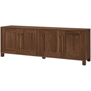 Preston & Cole Daphne 68" Wide TV Stand for TVs up to 75" - Walnut, , hires