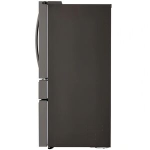 LG 36 in. 28.6 cu. ft. Smart 4-Door French Door Refrigerator with Ice & Water Dispenser - PrintProof Black Stainless Steel, PrintProof Black Stainless Steel, hires