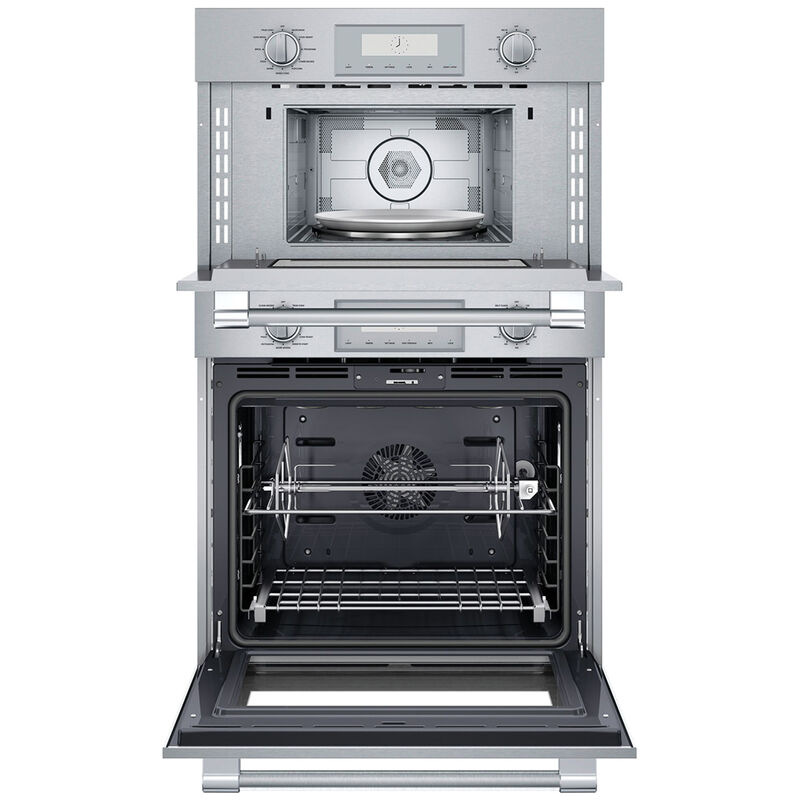 Thermador Professional Series 30 in. 6.1 cu. ft. Electric Smart Double Wall Oven with True European Convection & Self Clean - Stainless Steel, , hires