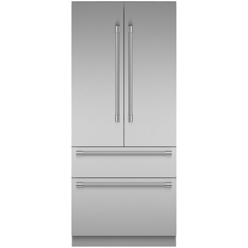 Thermador Freedom Collection 36 in. 18.8 cu. ft. Built-In Smart Counter Depth 4-Door French Door Refrigerator with Internal Water Dispenser - Stainless Steel, , hires
