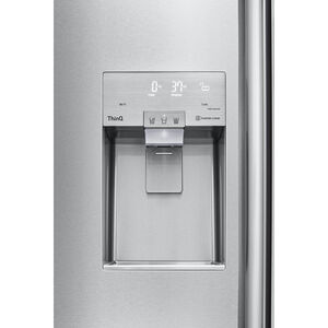 Signature Kitchen Suite 42 in. 25.6 cu. ft. Built-In Smart Counter Depth Side-by-Side Refrigerator with External Ice & Water Dispenser - Stainless Steel, , hires