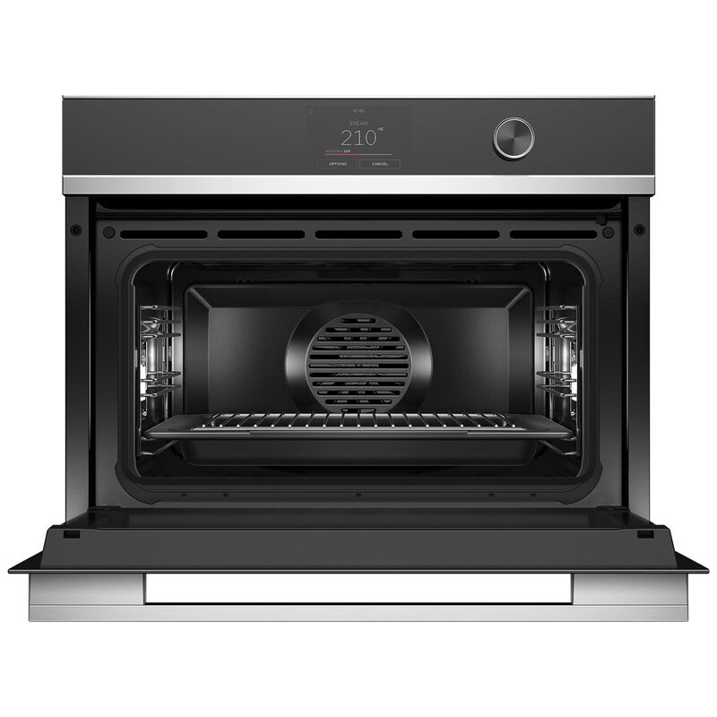 Fisher & Paykel Series 9 24 in. 1.9 cu. ft. Smart Steam Electric Single Wall Oven with True European Convection - Stainless Steel, , hires