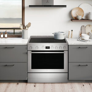 Electrolux 36 in. 4.4 cu. ft. True European Convection Electric Range with 5 Induction Burners - Stainless Steel, , hires