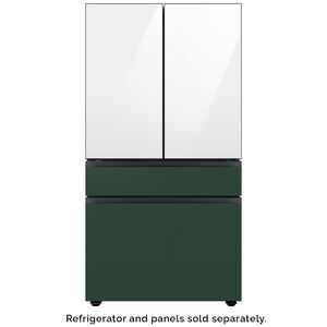 Samsung BESPOKE 4-Door French Door Top Panel for Refrigerators - White Glass, , hires