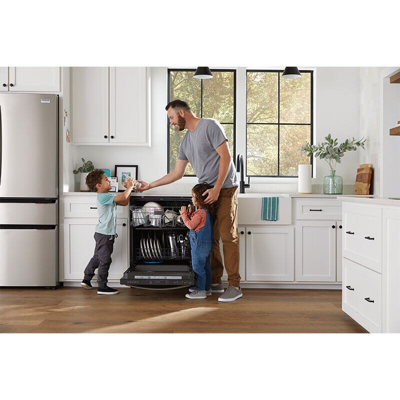 Frigidaire Gallery 24 in. Top Control Dishwasher with 52 dBa Sound Level - Stainless Steel, , hires