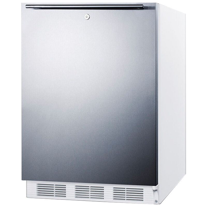 Summit AccuCold 24 in. 5.1 cu. ft. Undercounter Refrigerator - Stainless Steel, , hires