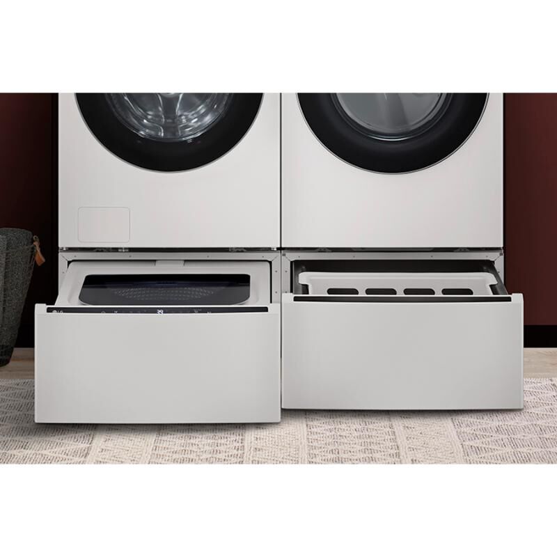 LG Laundry Pedestal Storage Drawer for 27 in. Front Load Washer & Dryers with Basket - Alpine White, , hires
