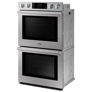 Dacor Transitional 30 in. 9.6 cu. ft. Smart Top Control SteamElectric Double Wall Oven with Dual Convection - Silver Stainless, , hires