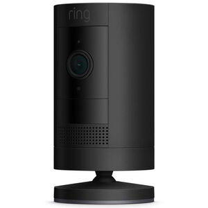 Ring - Stick Up Indoor/Outdoor Wire Free 1080p Security Camera - Black