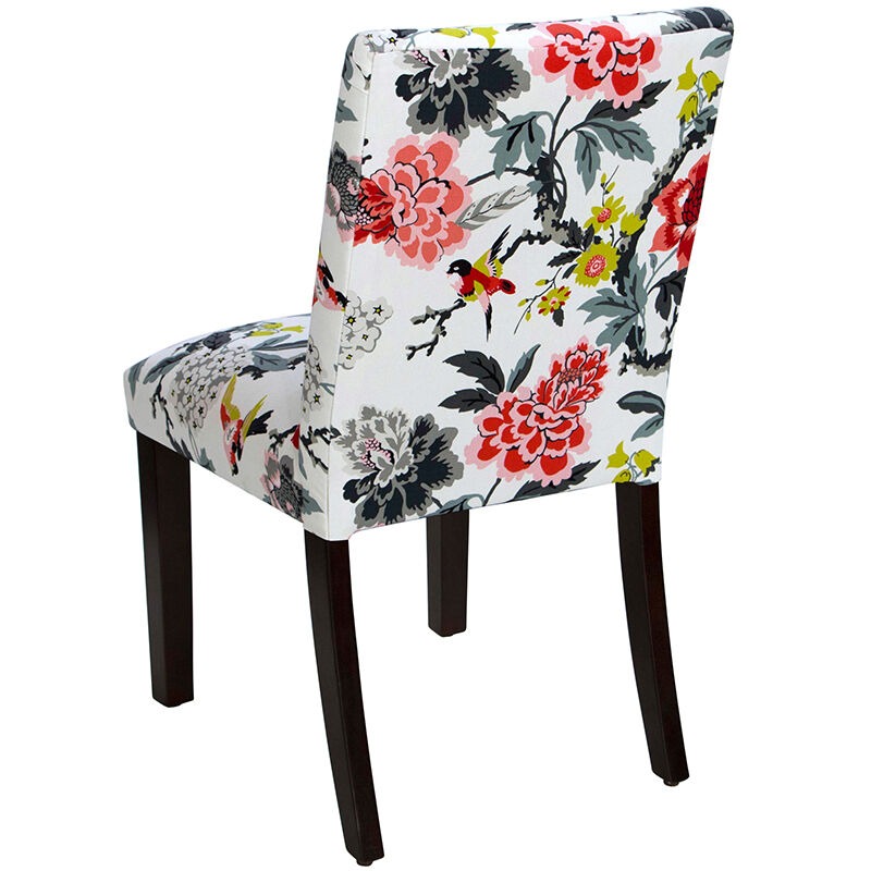 Skyline Furniture Cotton Fabric Dining Chair in Candid Moment Ebony ...