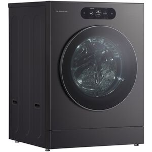 LG SIGNATURE 29 in. 5.8 cu. ft. Smart Electric Front Load Ventless All-in-One Washer/Dryer Combo with TurboWash 360 Technology, Sensor Dry, Sanitize & Steam Cycle - Brushed Black Steel, , hires