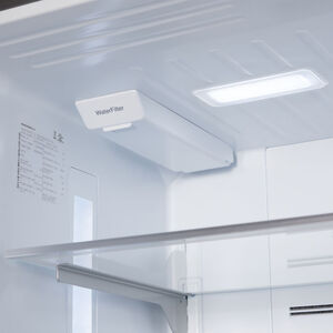 Viking 3 Series 36 in. 19.9 cu. ft. Counter Depth French Door Refrigerator with Internal Water Dispenser - Stainless Steel, , hires