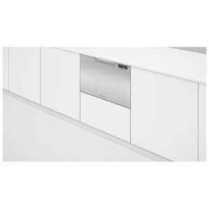 Fisher & Paykel Series 7 24 in. Dishwasher Drawer with Front Control, 43 dBA Sound Level, 7 Place Settings & 6 Wash Cycles - Stainless Steel, , hires
