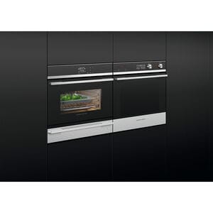 Fisher & Paykel Series 9 24 in. 1.3 cu. ft. Steam Electric Single Wall Oven with True European Convection - Stainless Steel, , hires